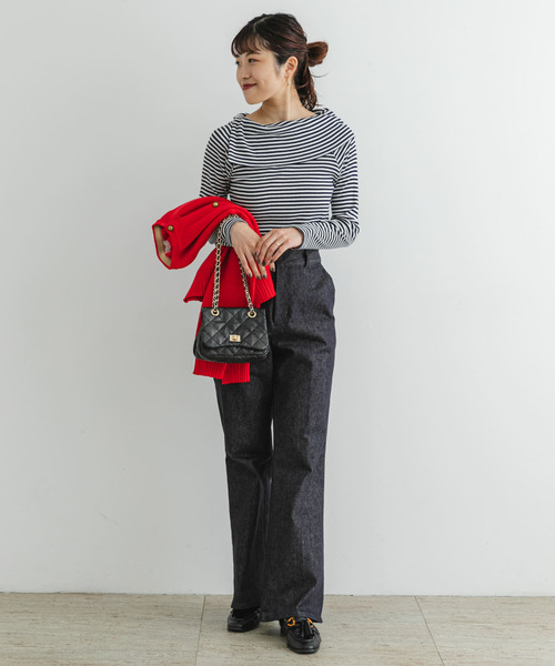 F by ROSSO　アシメボートネックプルオーバー URBAN RESEARCH ROSSO｜F by ROSSO アシメボートネックプル