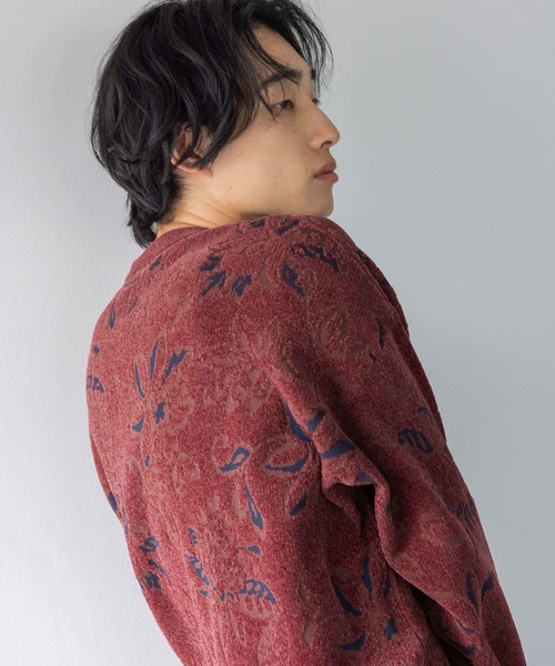 LOWRYS FARM(ローリーズファーム)の「モールジャガードクルー 132983(ニット/セーター・メンズ・レッド/ブルー・MEDIUM/LARGE)」の8枚目の写真