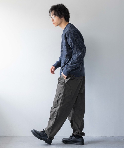 LOWRYS FARM(ローリーズファーム)の「モールジャガードクルー 132983(ニット/セーター・メンズ・レッド/ブルー・MEDIUM/LARGE)」の10枚目の写真