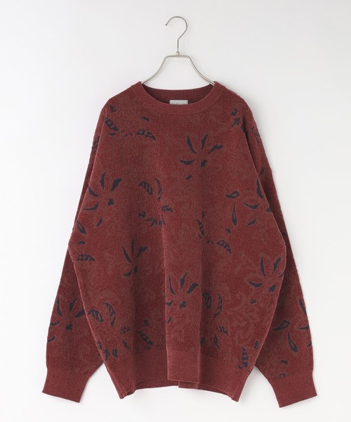 LOWRYS FARM(ローリーズファーム)の「モールジャガードクルー 132983(ニット/セーター・メンズ・レッド/ブルー・MEDIUM/LARGE)」の12枚目の写真