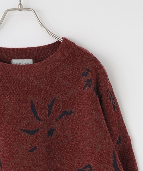 LOWRYS FARM(ローリーズファーム)の「モールジャガードクルー 132983(ニット/セーター・メンズ・レッド/ブルー・MEDIUM/LARGE)」の14枚目の写真