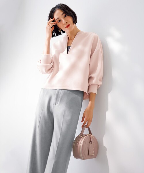 TODAYFUL キーネックサテンプルオーバー美品