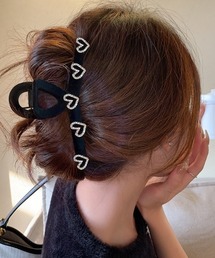 Mayree（メイリー）の「【urge select】ビジュー ハート バンスクリップ（バレッタ/ヘアクリップ・レディース）」