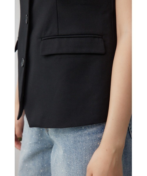 AZUL by moussy（アズールバイマウジー）の「ベアトップビスチェ（チューブトップ・レディース・ブラック/グレー系その他・FREE）」の11枚目の写真