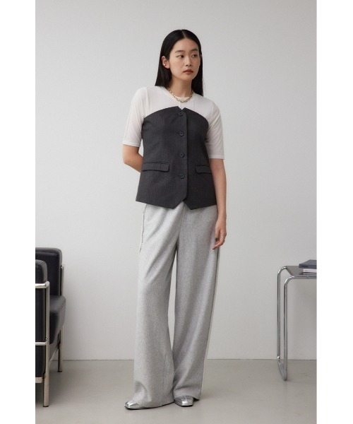 AZUL by moussy（アズールバイマウジー）の「ベアトップビスチェ（チューブトップ・レディース・ブラック/グレー系その他・FREE）」の16枚目の写真