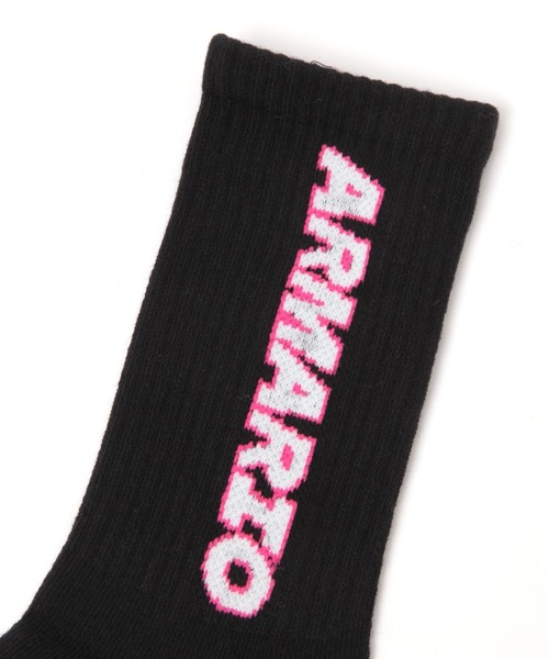 repipi armario(レピピ アルマリオ)の「サイドBIGロゴソックス(ソックス/靴下・キッズ・ブラック/ホワイト/ホワイト系その他/グリーン・FREE)」の5枚目の写真