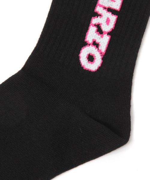 repipi armario(レピピ アルマリオ)の「サイドBIGロゴソックス(ソックス/靴下・キッズ・ブラック/ホワイト/ホワイト系その他/グリーン・FREE)」の6枚目の写真