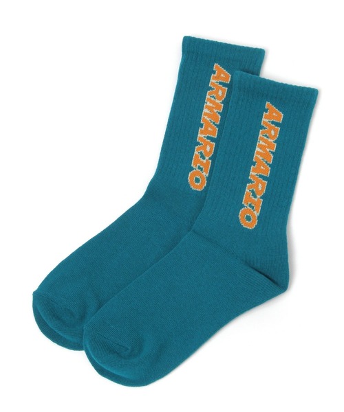 repipi armario(レピピ アルマリオ)の「サイドBIGロゴソックス(ソックス/靴下・キッズ・ブラック/ホワイト/ホワイト系その他/グリーン・FREE)」の10枚目の写真