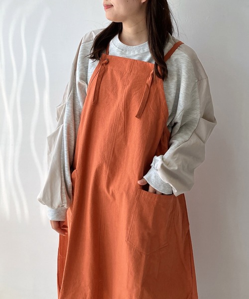 セール】◇バルーンエプロンワンピ―ス（ワンピース）｜AS KNOW AS plus