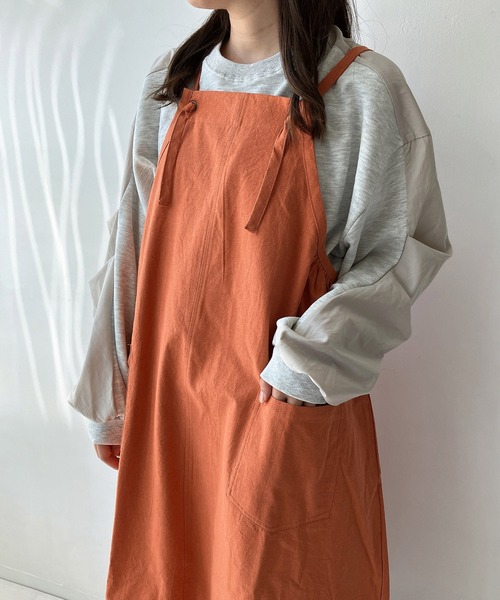 セール】◇バルーンエプロンワンピ―ス（ワンピース）｜AS KNOW AS plus