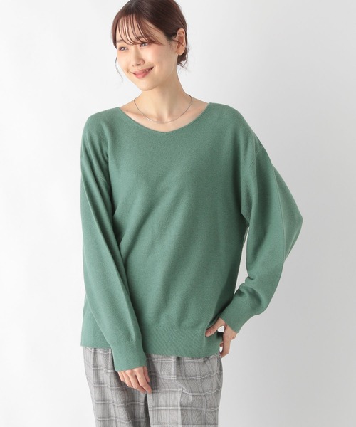 GLOBAL WORK（グローバルワーク）の「スッキレイVネックプル