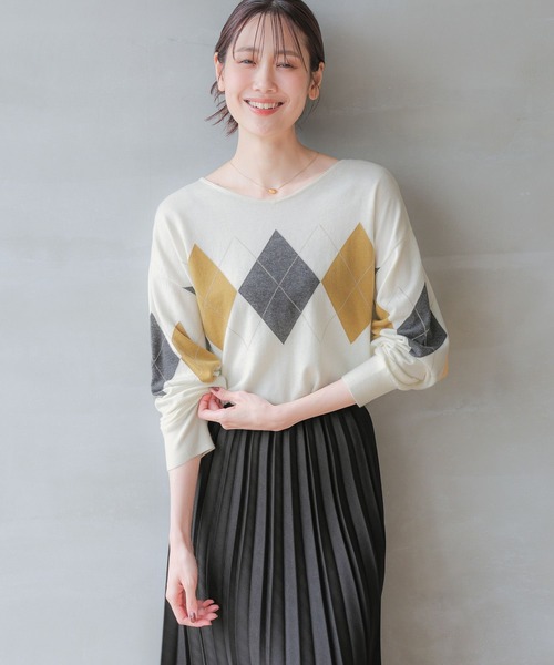 セール】スッキレイVネックプルオーバー/115345（ニット