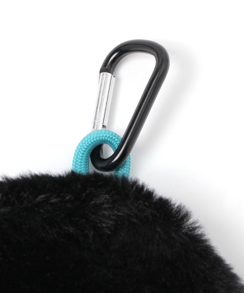 studio CLIP（スタディオクリップ）の「ふわふわポーチチャーム（キーケース/キーアクセサリー・レディース・ブラック/グリーン/ピンク・FREE）」の5枚目の写真