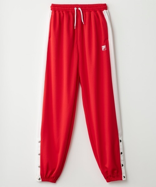 FILA(フィラ)の「【FILA/フィラ】キッズ裾開きジャージパンツ 裾ボタン ダンス(その他パンツ・キッズ・ホワイト/レッド/ブラック・160/170/130/140/150)」の4枚目の写真