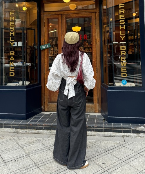 efill(エフィル)の「ドット柄 ブラウス(シャツ/ブラウス・レディース・ホワイト・FREE)」の14枚目の写真