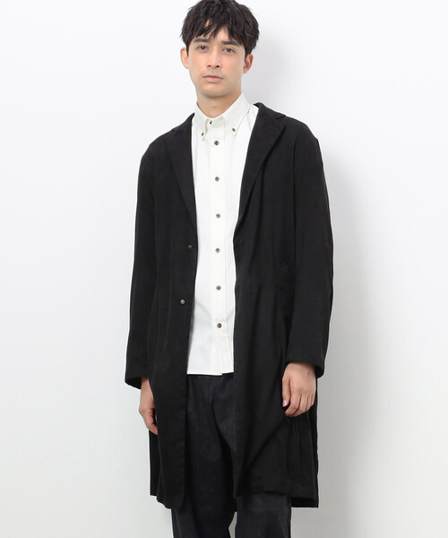 COMME CA COMMUNE(コムサコミューン)の「ライトコート(チェスターコート・メンズ・ネイビー/ブラック・MEDIUM/LARGE)」の4枚目の写真