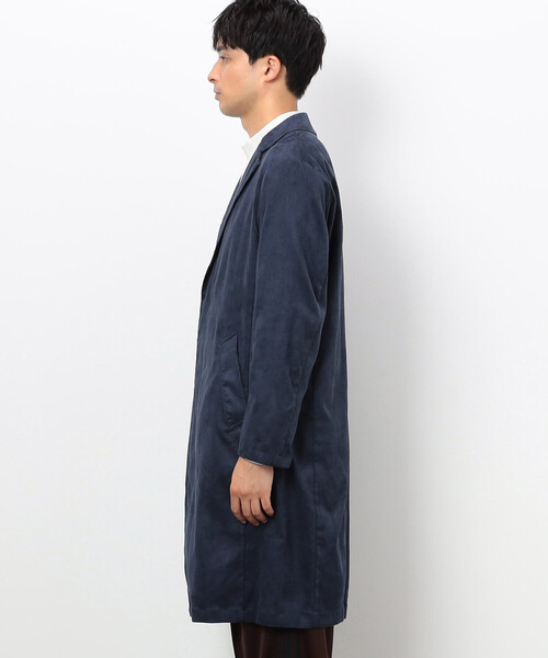 COMME CA COMMUNE(コムサコミューン)の「ライトコート(チェスターコート・メンズ・ネイビー/ブラック・MEDIUM/LARGE)」の10枚目の写真