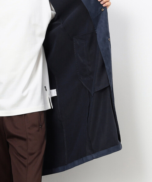 COMME CA COMMUNE(コムサコミューン)の「ライトコート(チェスターコート・メンズ・ネイビー/ブラック・MEDIUM/LARGE)」の17枚目の写真