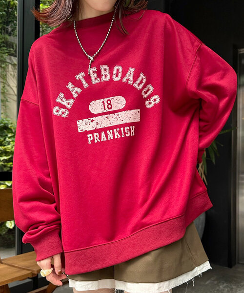 セール】カレッジロゴBIG裏毛プルオーバー（Tシャツ/カットソー