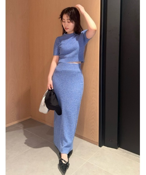 FRAY I.D フレイアイディークロップドニットセットアップ