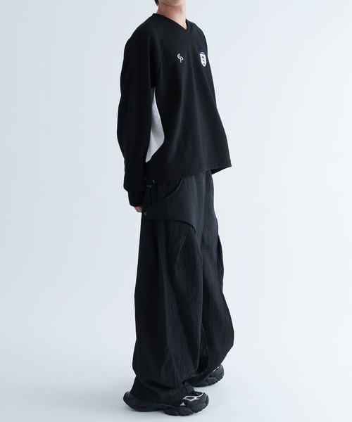 epnok（エプノック）の「【EPNK】Uniform raglan sweat shirt / ユニフォームラグランスウェット（スウェット・メンズ・グレー/ブラック・SMALL/MEDIUM/LARGE）」の13枚目の写真