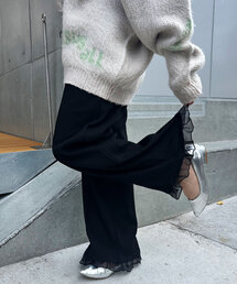 CIAOPANIC | 裾チュールワッフルイージーパンツ(その他パンツ)