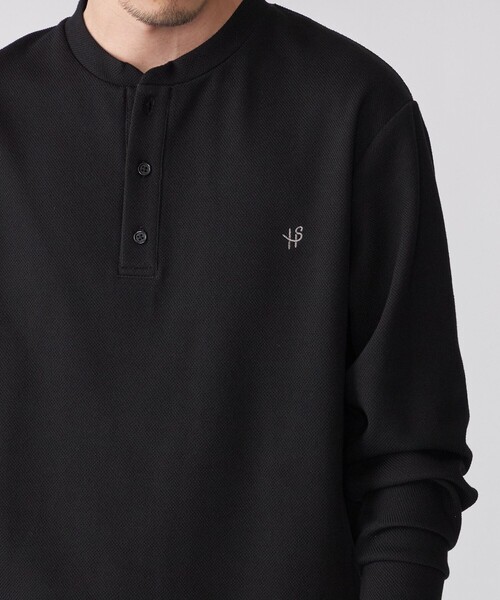 WEB限定】SHIPS:〈抗菌・防臭〉ワンポイントロゴ バーズアイ ヘンリー