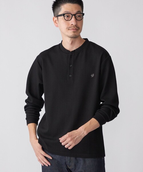 WEB限定】SHIPS:〈抗菌・防臭〉ワンポイントロゴ バーズアイ ヘンリー