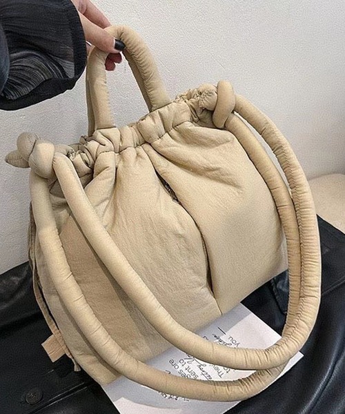 CALIFORNIA OUTFITTERS（カリフォルニア アウトフィッターズ）の「3-9D6 2WAY SOFT BAG バルーン 巾着 スライドショルダーバッグ（ショルダーバッグ・レディース・ブルー/ブラック/オリーブ/ベージュ・ONESIZE）」の10枚目の写真