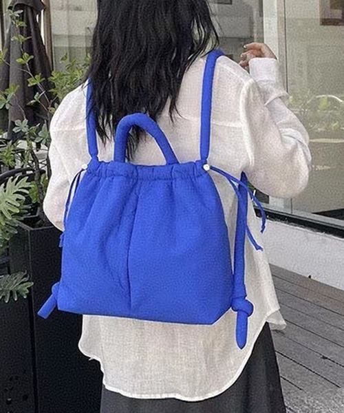 CALIFORNIA OUTFITTERS（カリフォルニア アウトフィッターズ）の「3-9D6 2WAY SOFT BAG バルーン 巾着 スライドショルダーバッグ（ショルダーバッグ・レディース・ブルー/ブラック/オリーブ/ベージュ・ONESIZE）」の16枚目の写真