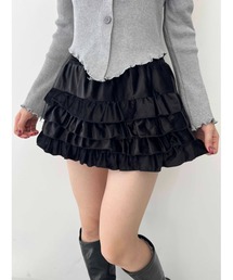 PHILLY | 【PHILLY】起毛ミニティアードスカパン(スカート)