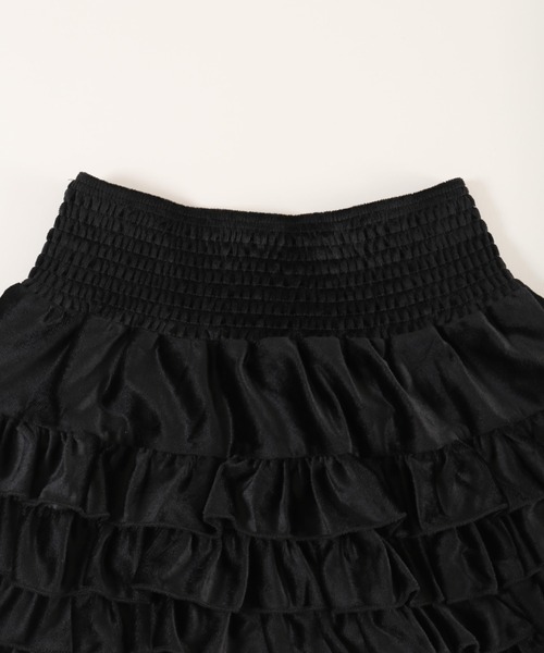 PHILLY（フィリー）の「【PHILLY】起毛ミニティアードスカパン（スカート・レディース・アイボリー/ブラック・FREE）」の18枚目の写真