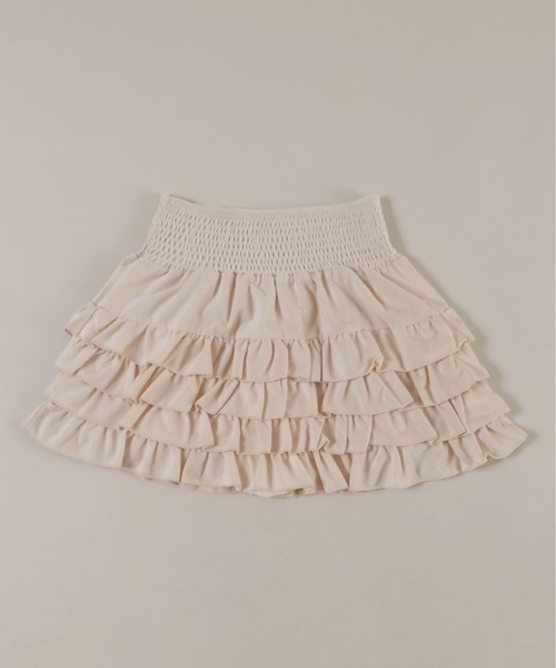 PHILLY（フィリー）の「【PHILLY】起毛ミニティアードスカパン（スカート・レディース・アイボリー/ブラック・FREE）」の16枚目の写真