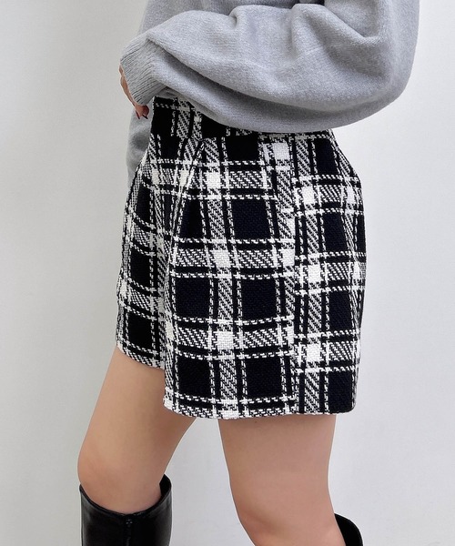 INGNI（イング）の「チェック柄キュロットパンツ（その他パンツ・レディース・ホワイト系その他2/ブラック系その他6・FREE）」の12枚目の写真