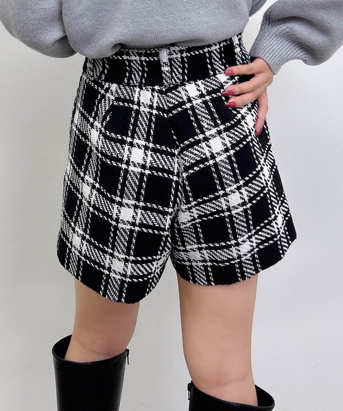 INGNI（イング）の「チェック柄キュロットパンツ（その他パンツ・レディース・ホワイト系その他2/ブラック系その他6・FREE）」の13枚目の写真