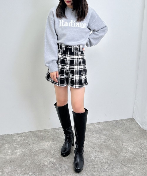 INGNI（イング）の「チェック柄キュロットパンツ（その他パンツ・レディース・ホワイト系その他2/ブラック系その他6・FREE）」の15枚目の写真