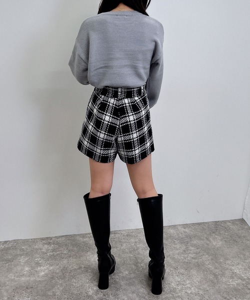 INGNI（イング）の「チェック柄キュロットパンツ（その他パンツ・レディース・ホワイト系その他2/ブラック系その他6・FREE）」の17枚目の写真