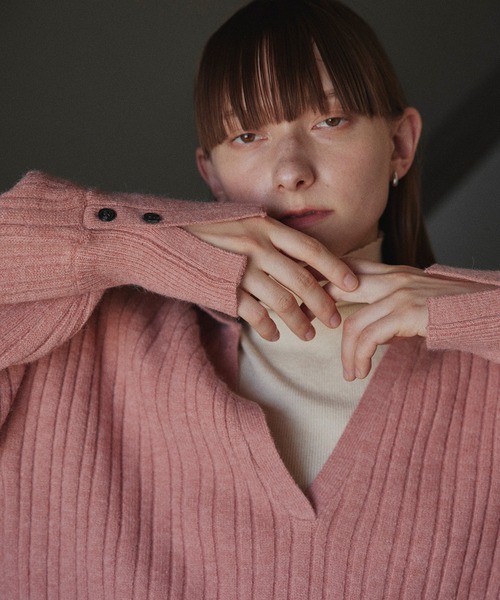 レリアン⭐︎素敵な襟のピンクニットセーター11号 Leilian（レリアン） セーター （ローズピンク） : ブランド公式