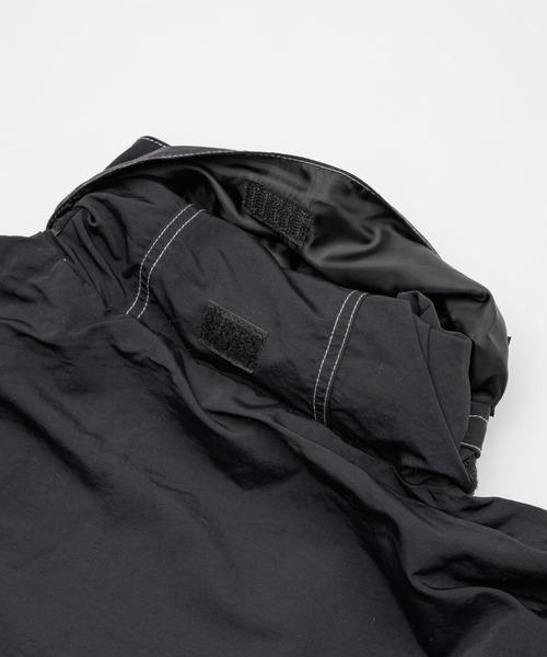 INTER FACTORY（インターファクトリー）の「ﾆｼﾙﾙ - stitch nylon parker made in INTERFACTORY（ナイロンジャケット・レディース・ブラック/カーキ・FREE）」の12枚目の写真