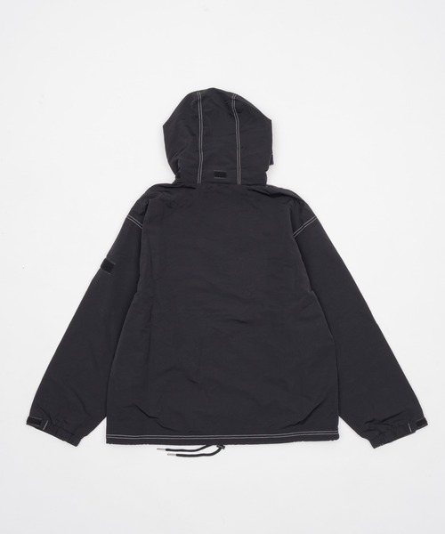 INTER FACTORY（インターファクトリー）の「ﾆｼﾙﾙ - stitch nylon parker made in INTERFACTORY（ナイロンジャケット・レディース・ブラック/カーキ・FREE）」の8枚目の写真