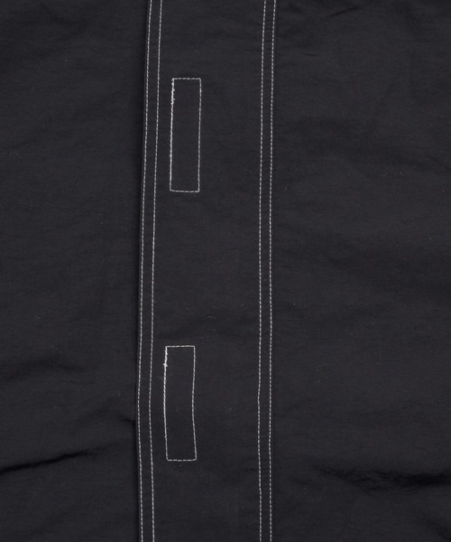 INTER FACTORY（インターファクトリー）の「ﾆｼﾙﾙ - stitch nylon parker made in INTERFACTORY（ナイロンジャケット・レディース・ブラック/カーキ・FREE）」の15枚目の写真