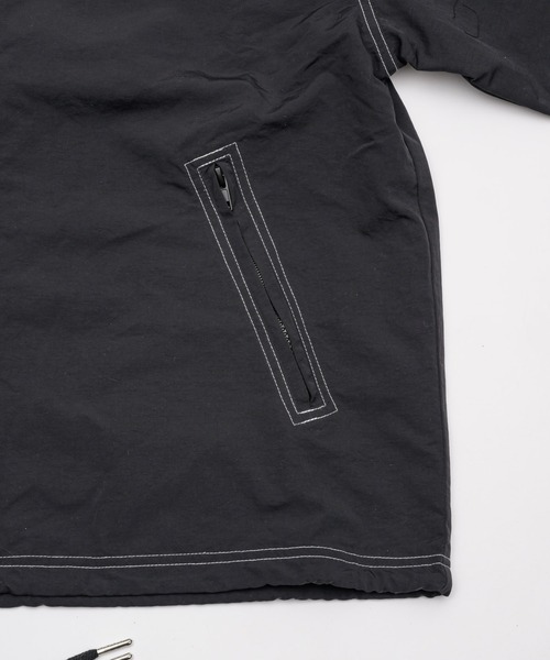 INTER FACTORY（インターファクトリー）の「ﾆｼﾙﾙ - stitch nylon parker made in INTERFACTORY（ナイロンジャケット・レディース・ブラック/カーキ・FREE）」の19枚目の写真