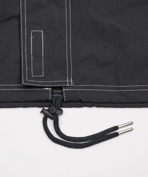 INTER FACTORY（インターファクトリー）の「ﾆｼﾙﾙ - stitch nylon parker made in INTERFACTORY（ナイロンジャケット・レディース・ブラック/カーキ・FREE）」の20枚目の写真