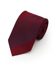 Perfect Suit FActory（パーフェクトスーツファクトリー）の「【WEB限定】テフロン加工ネクタイ　シャドーストライプ　グレー/ワイン/ブラウン/ネイビー（ネクタイ）」