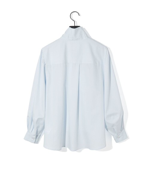 MIDIUMISOLID(ミディウミソリッド)の「MIDIUMISOLID for Ladies リボンタイシャツ(シャツ/ブラウス・レディース・ブラック/ライトブルー/オフホワイト・FREE)」の18枚目の写真