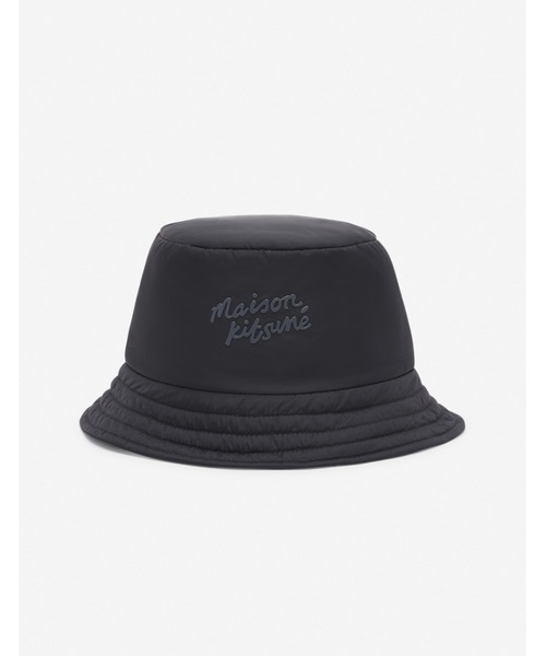Maison Kitsune(メゾンキツネ)の「PUFFER BUCKET HAT(ハット・メンズ・ブラック/レッド系その他・XS/S/M/L)」の3枚目の写真