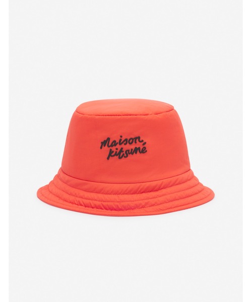 Maison Kitsune(メゾンキツネ)の「PUFFER BUCKET HAT(ハット・メンズ・ブラック/レッド系その他・XS/S/M/L)」の7枚目の写真