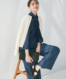 ドレープツイルワイド パンツ
