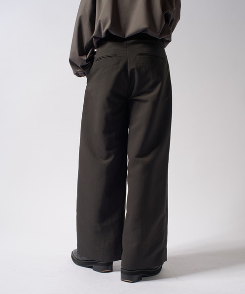 Lui's(ルイス)の「ダブルニーワイドスラックス(その他パンツ・メンズ・ブラック/チャコールグレー・M/S)」の10枚目の写真