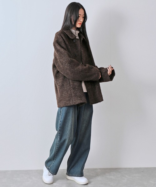 JUNRED（ジュンレッド）の「シャギーショートコート（ステン